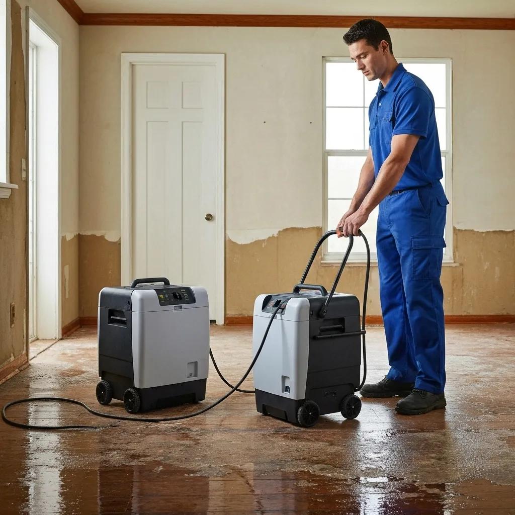 Professional restoration technician